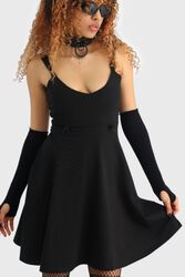 Obscurita Mini Dress, KIHILIST by KILLSTAR, Kort kjole